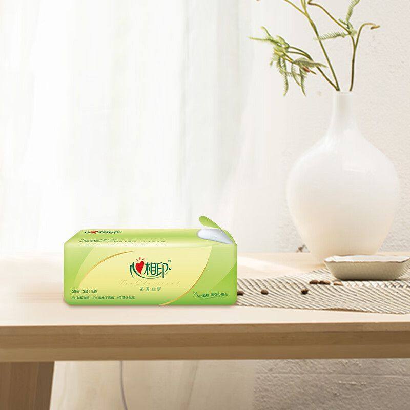 心相印茶语丝享小包便携抽纸3层28抽家用实惠装擦手餐巾纸卫生纸,淘宝优惠券,粉丝福利购,淘宝优惠卷