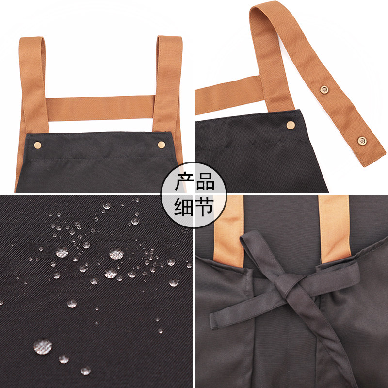 定制餐饮女洋气新款防水防油围裙 夕嫣雪围裙