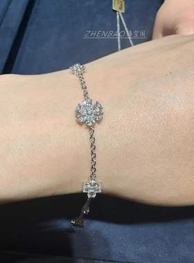 V金对版HW勿忘我三花项链