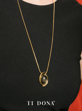 TIDONA权利系列天然金耀石项链