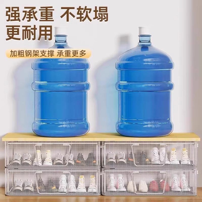 床下鞋子收纳盒收纳分层神器透明防尘鞋柜家用床底收纳鞋箱省空间,淘宝优惠券,粉丝福利购,淘宝优惠卷