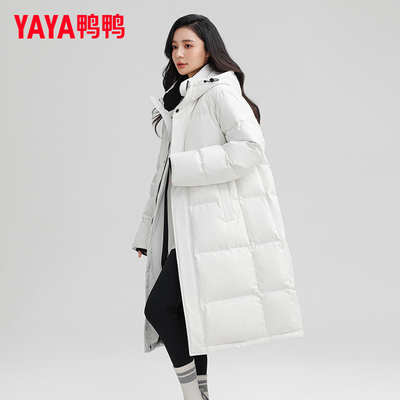 中长款过膝90绒羽绒服鸭鸭