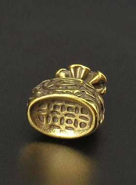 黄铜钱袋高档创意招财汽车