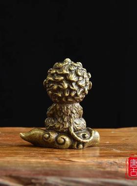 纯铜孙悟空小摆件实心桌面