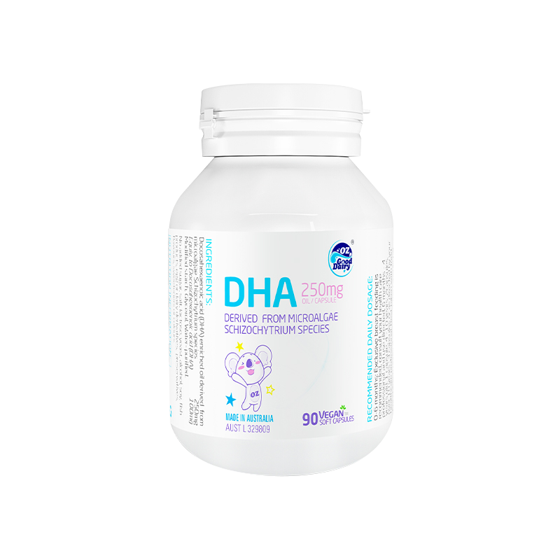 天猫国际母婴直营【直营】澳洲进口OZ Good Dairy澳乐乳藻油胶囊DHA婴幼儿营养品0
