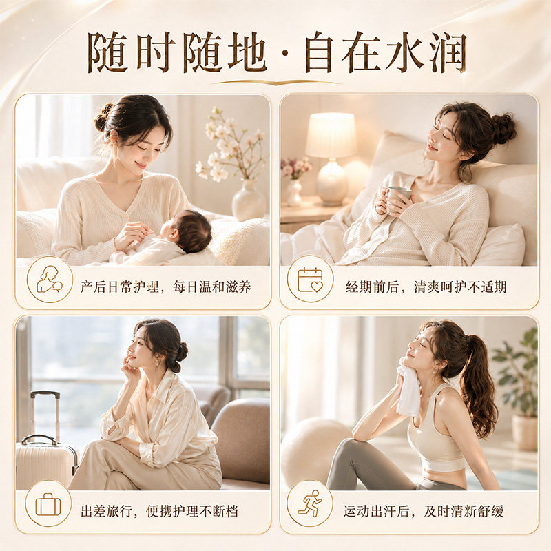 植朵女性私密补水凝胶产后滋润抑菌
