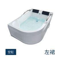Home Adult Acrylic Bath Pool Double Lovers Massage Thermostatic Bath Tub Basin Double Armrest Bathtub 1 8 m