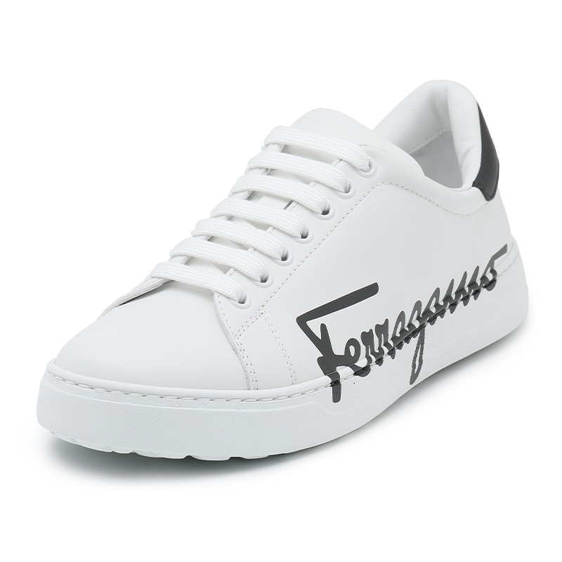天猫国际进口超市国内现货【直营】FERRAGAMO/菲拉格男士21秋冬新品休闲鞋小白鞋板鞋NARUTO0