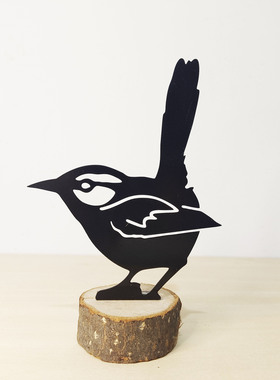 2022新款金属镂空工艺品趣味家居*花园装饰铁艺镂空小鸟摆件