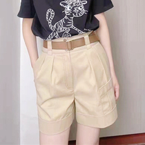 Mall The Same Section 2022 Special Cabinet New High Waist Casual Broadlegged Shorts Women Summer Years Loose 50% Pants