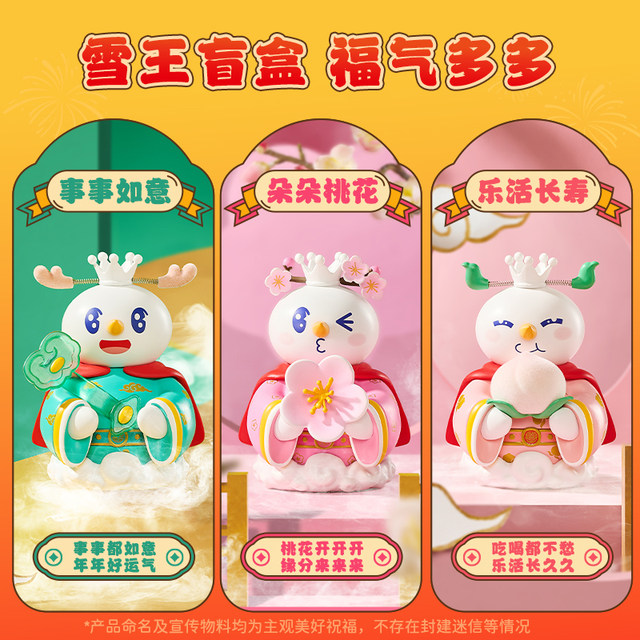 Mixue Ice City Blind Box Figure Snow King Blessing Series