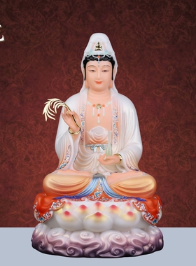 汉白玉娑婆三圣佛像家用供奉