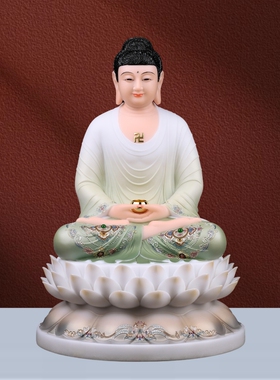 汉白玉观音菩萨家用供奉观音佛像释迦牟尼地藏王菩萨弥勒佛摆件