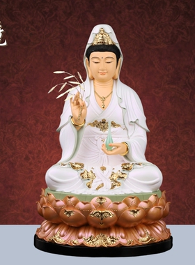 树脂佛像家用摆件观音地藏弥勒
