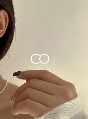 CQ法式巴洛克珍珠女长款流苏耳环