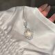 S925 Silver High Ice Chalcedony Necklace Women's 2026 New Style