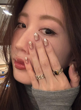 复古仿虎眼石镂空雕花戒指女小众