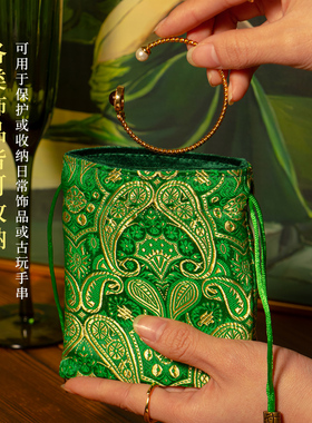 轻奢款式袋子厚厚的首饰收纳袋