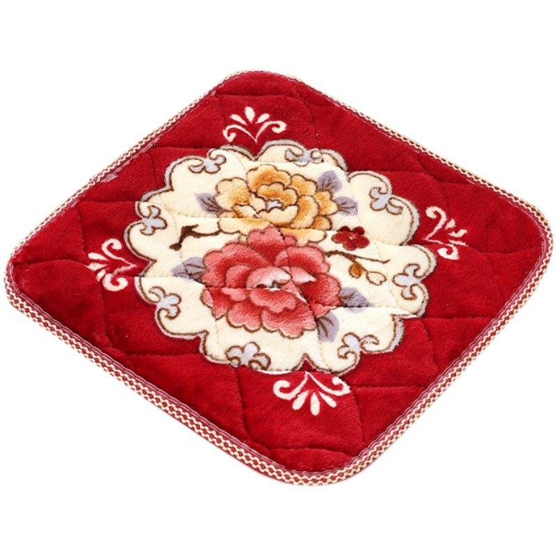 坐垫椅子垫加厚毛绒餐桌椅凳子中式冬季保暖屁股坐垫防滑家用,淘宝优惠券,粉丝福利购,淘宝优惠卷