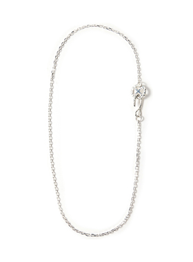 GODSUNS细角平轮角轮素银轮银链