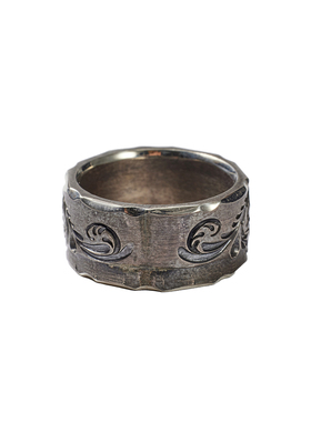 WILDWOOD男纯银点金复古戒指