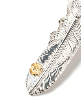 GODSUNS印第安银饰限定羽毛吊坠