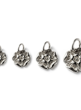 GODSUNS印第安银饰蔷薇花吊坠