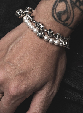 GOGOLLAM美式潮酷铆钉纯银吊坠