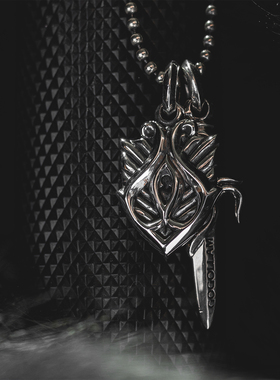 GOGOLLAM守护盾牌吊坠男女复古