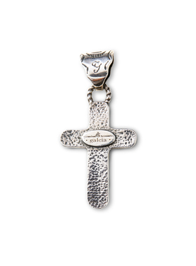 GALCIA小众美式双十字架吊坠复古