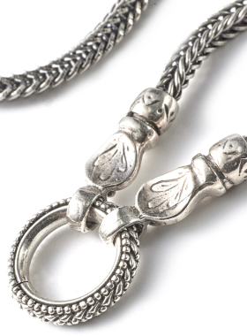 GEROCHRISTO希腊纯银蛇骨链项链