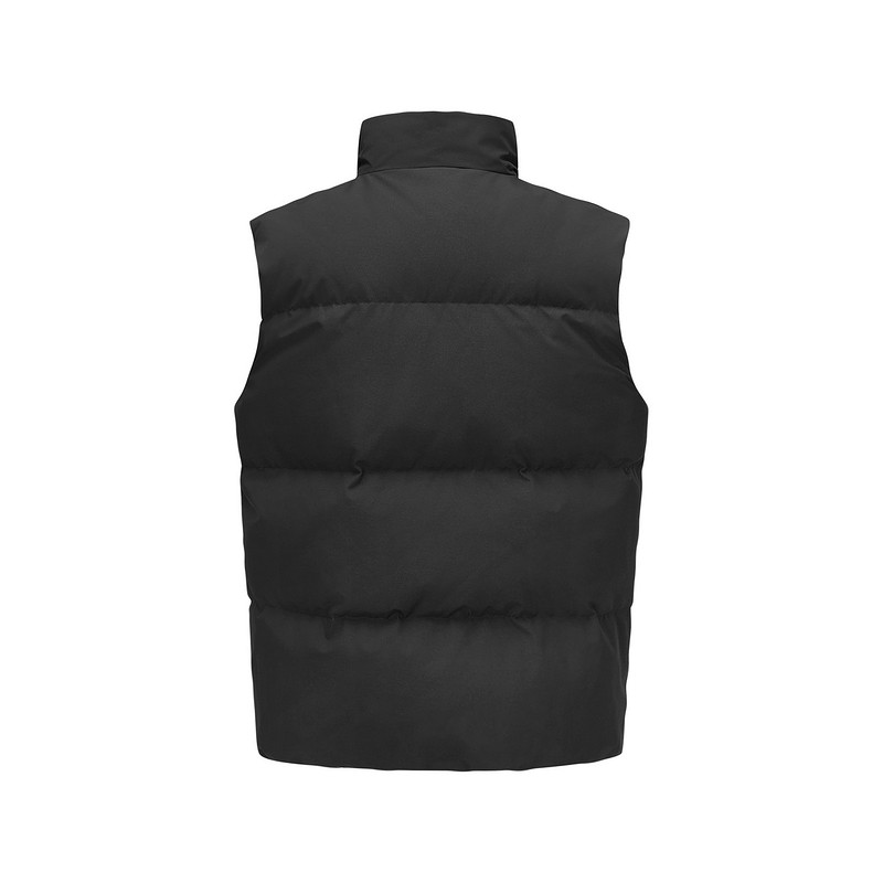 Skechers斯凯奇2024冬男保暖舒适耐穿梭织羽绒背心L424M199/0018 - 图0