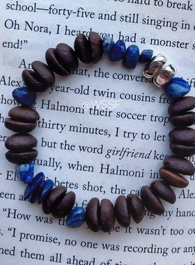 原创设计咖啡豆椰子壳手串文玩时尚小众饰品简约礼物高颜值手链