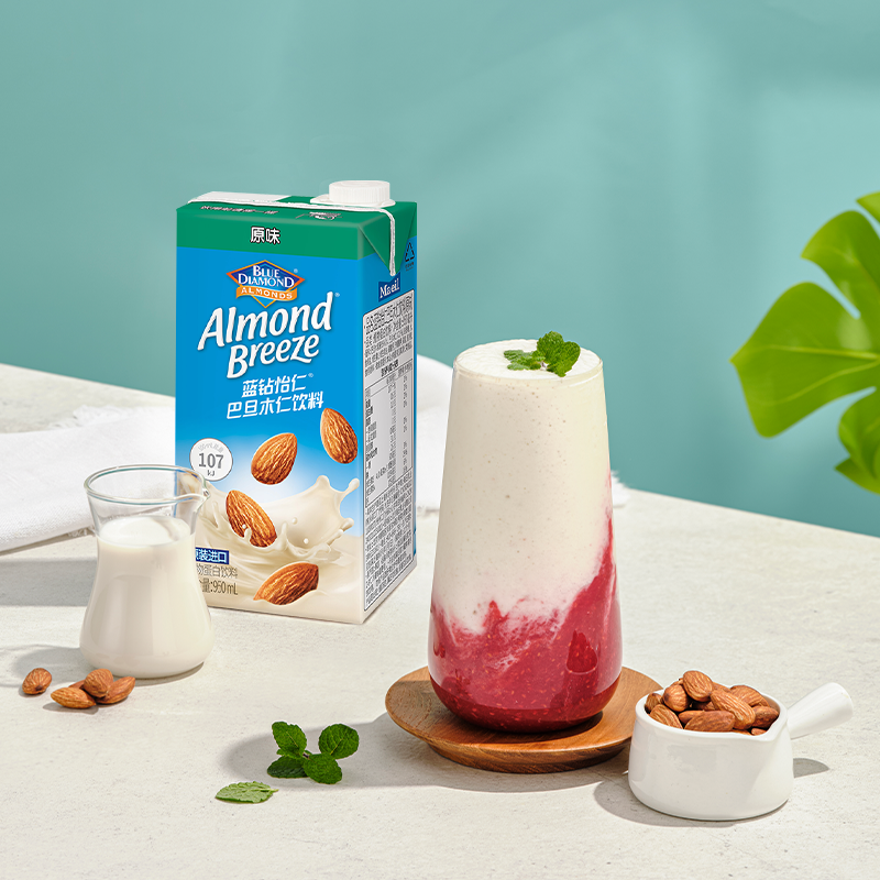 韩国进口每日Maeil蓝钻怡仁巴旦木饮料牛奶杏仁无糖坚果蛋白植物,淘宝优惠券,粉丝福利购,淘宝优惠卷