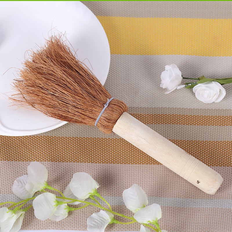 刷锅刷子厨房用椰棕天然洗锅刷洗锅神器长柄手工棕椰洗锅刷洗碗刷 - 图0