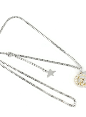 小众个性潮夏百搭项链钛钢男女