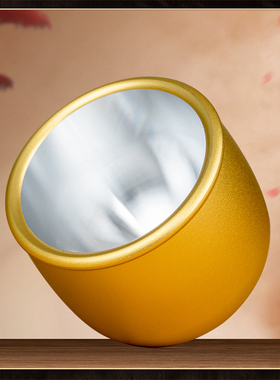 家用铜茶杯财神招财供水杯净水杯道观上供酒杯五供杯圣水杯佛前