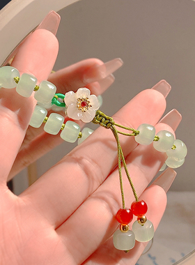 正靓女玻璃民族风手链小众时尚