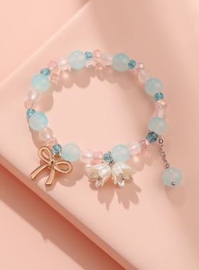 春夏新款甜美铃兰花手链