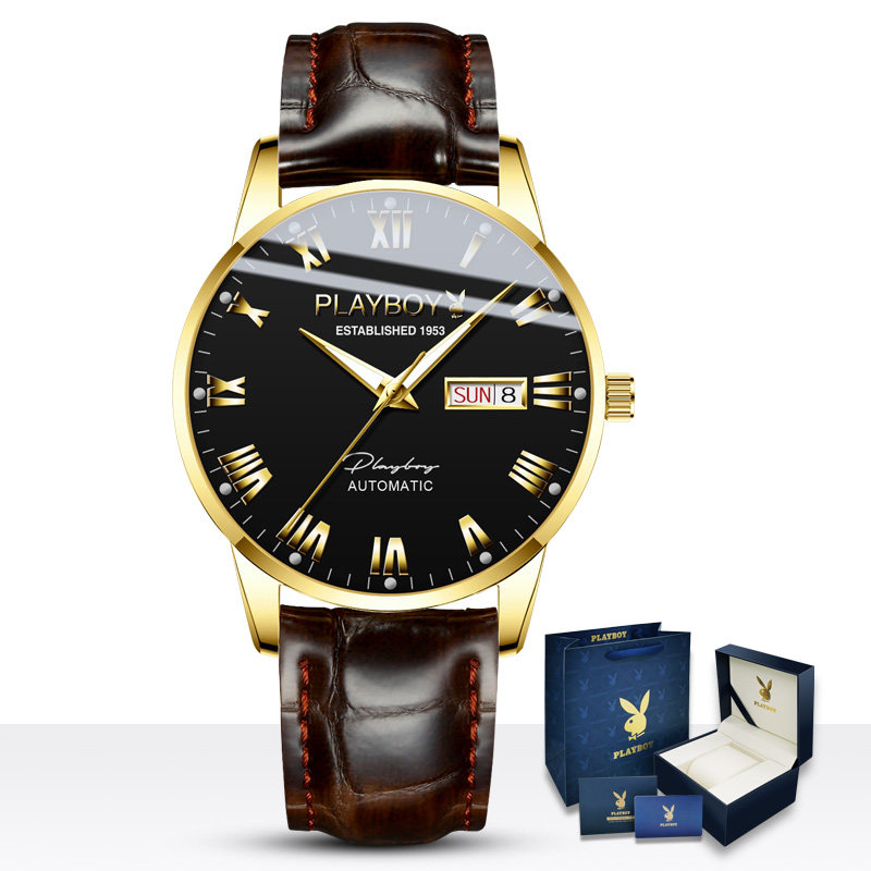 官方旗舰店正品名牌男士全款机械表 pou国产腕表