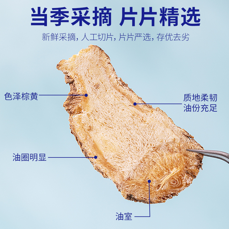 当归头片配党参黄芪麦冬中草药材官方旗舰店组合装补气养血非整只 - 图1