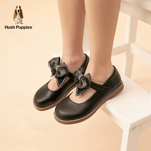 Детская обувь Hush Puppies. Кожаная обувь для девочек Little Kate. Весна и лето 2022. Новые детские туфли принцессы на мягкой подошве. Одинарные туфли для маленьких девочек.