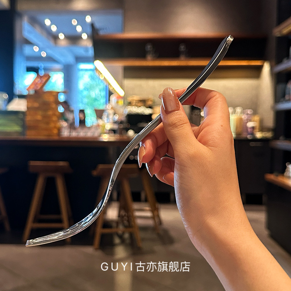 美式复古西餐叉！三倍厚餐叉316不锈钢沙拉叉子高档长柄西餐餐具,淘宝优惠券,粉丝福利购,淘宝优惠卷