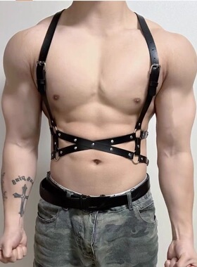 皮带腰带束腰胸带肩带百搭服装背带身体调节朋克吊带腰封欧美时尚