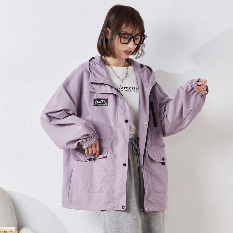 唐狮工装外套2022春秋新款宽松韩版 唐狮outlets店短外套