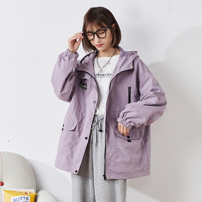 唐狮工装外套2022春秋新款宽松韩版 唐狮outlets店短外套