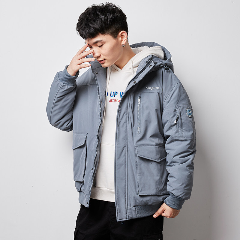 唐狮2022年冬季新款男工装加厚棉袄 唐狮outlets店棉衣