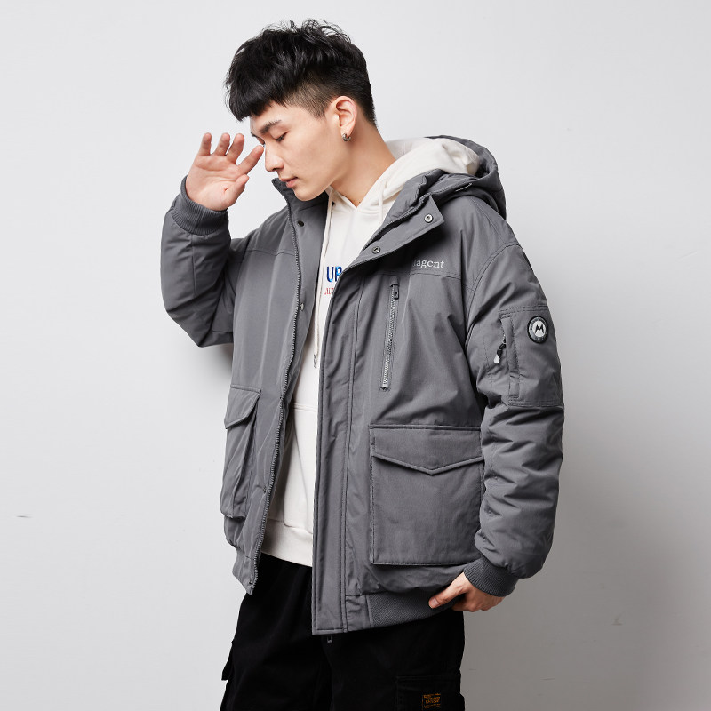 唐狮2022年冬季新款男工装加厚棉袄 唐狮outlets店棉衣