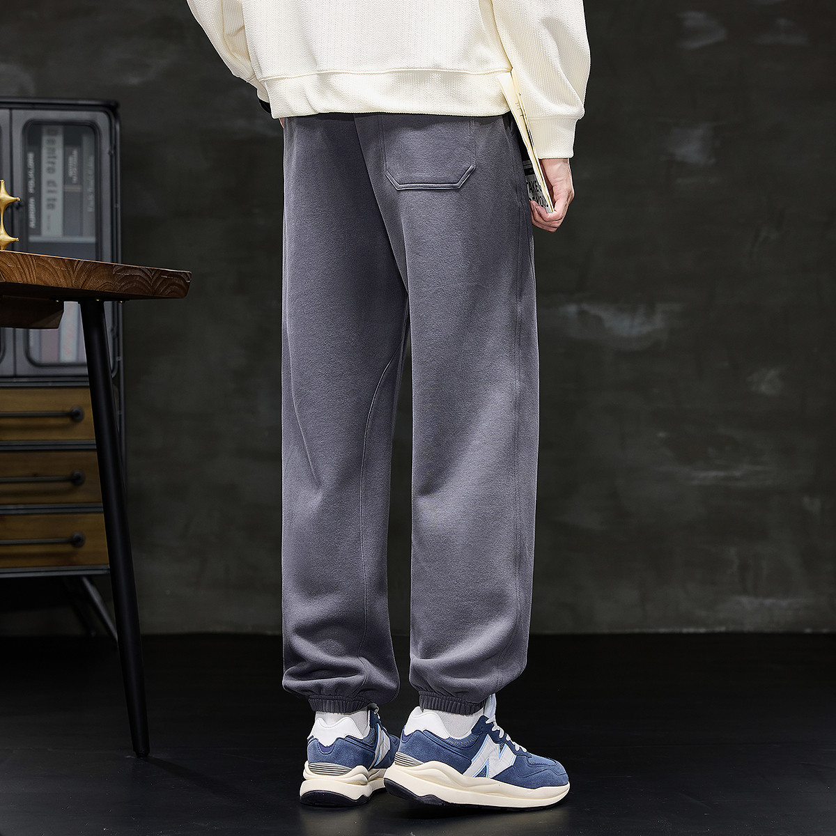 唐狮秋冬新款男生休闲裤宽松束腿运动长裤美式酷潮百搭男TUTA,淘宝优惠券,粉丝福利购,淘宝优惠卷