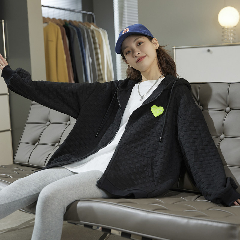 唐狮泡芙格外套2022年春秋新款上衣 唐狮outlets店短外套